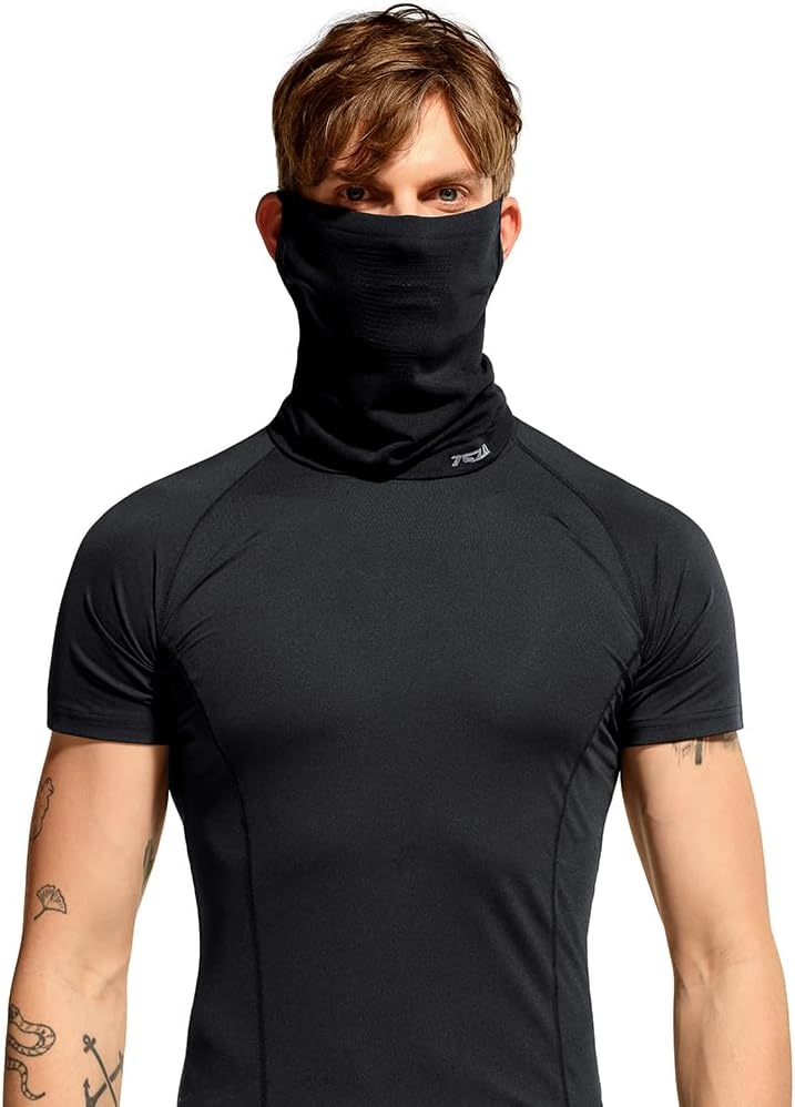 TSLA Unisex Lightweight Breathable Face Cover, UV Protection Moisture Wicking Headwear for outdoor sports Running, Hiking, Cycling