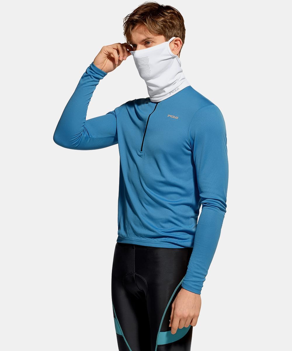 TSLA Unisex Lightweight Breathable Face Cover, UV Protection Moisture Wicking Headwear for outdoor sports Running, Hiking, Cycling