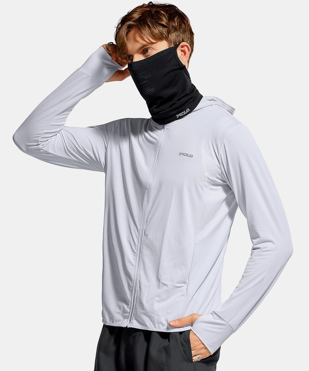 TSLA Unisex Lightweight Breathable Face Cover, UV Protection Moisture Wicking Headwear for outdoor sports Running, Hiking, Cycling