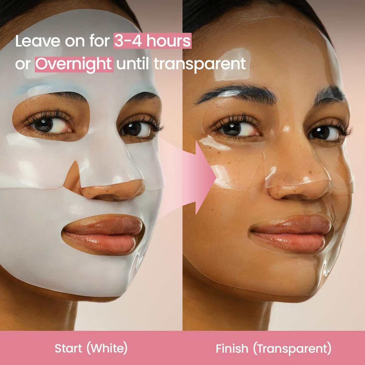BIODANCE Bio-Collagen Real Deep Mask, Hydrating Overnight Hydrogel Mask, Pore Minimizing, Elasticity, Plumping Improvement, Korean Skincare | 1.19oz(34g) x 4ea
